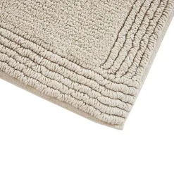 Kirklands Home Taupe Tufted Reversible Cotton Bath Mat, 34 in. Tan Sale