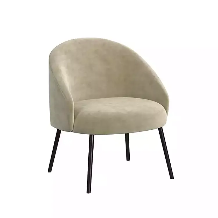 Kirklands Home Taupe Velvet Modern Accent Chair Tan Online