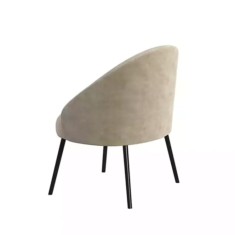 Kirklands Home Taupe Velvet Modern Accent Chair Tan Online
