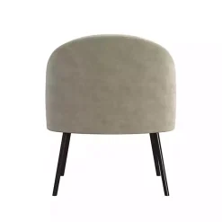 Kirklands Home Taupe Velvet Modern Accent Chair Tan Online