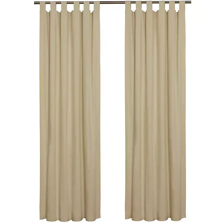 Kirklands Home Taupe Weathermate Blackout Cur Panel, 84 in. Tan Clearance