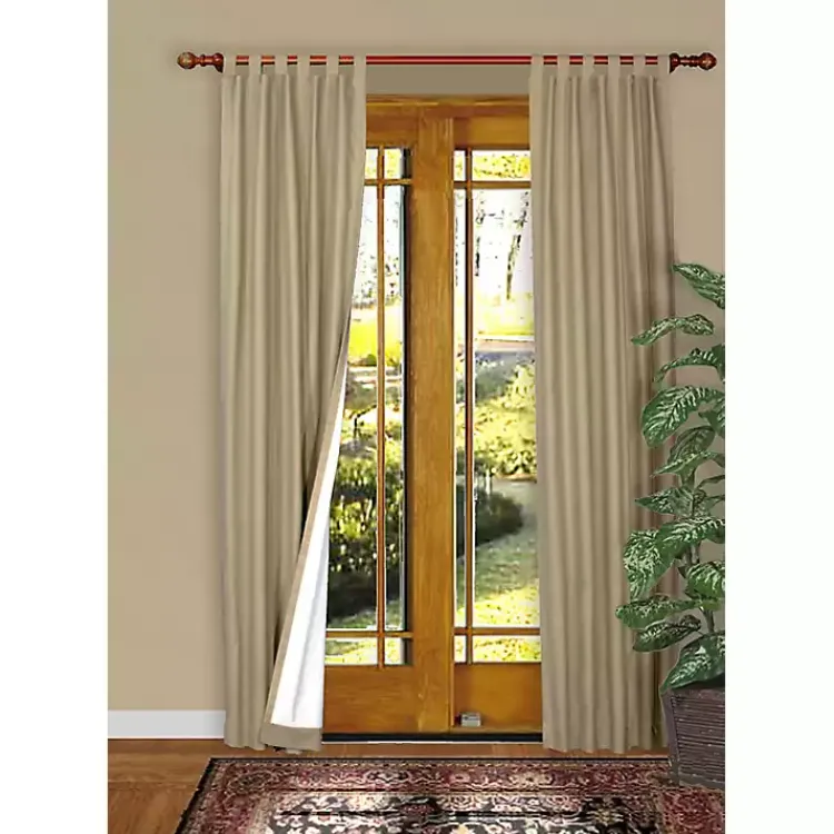 Kirklands Home Taupe Weathermate Blackout Cur Panel, 84 in. Tan Clearance