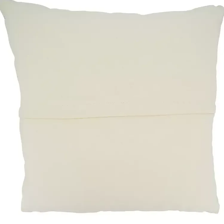 Pillows>Kirklands Home Teal Dash Stripe Woven Throw Pillow