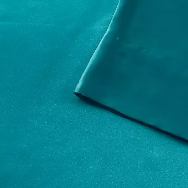 Kirklands Home Teal Satin Standard 2-pc. Pillow Case Set Blue Outlet