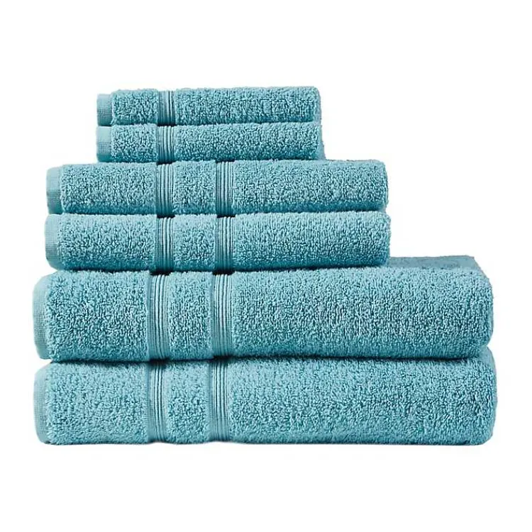 Kirklands Home Teal Turkish Cotton 6-pc. Towel Set Blue Best