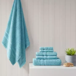 Kirklands Home Teal Turkish Cotton 6-pc. Towel Set Blue Best