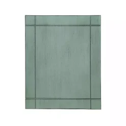 Kirklands Home Teal Wood Parnell Storage Accent Table Discount