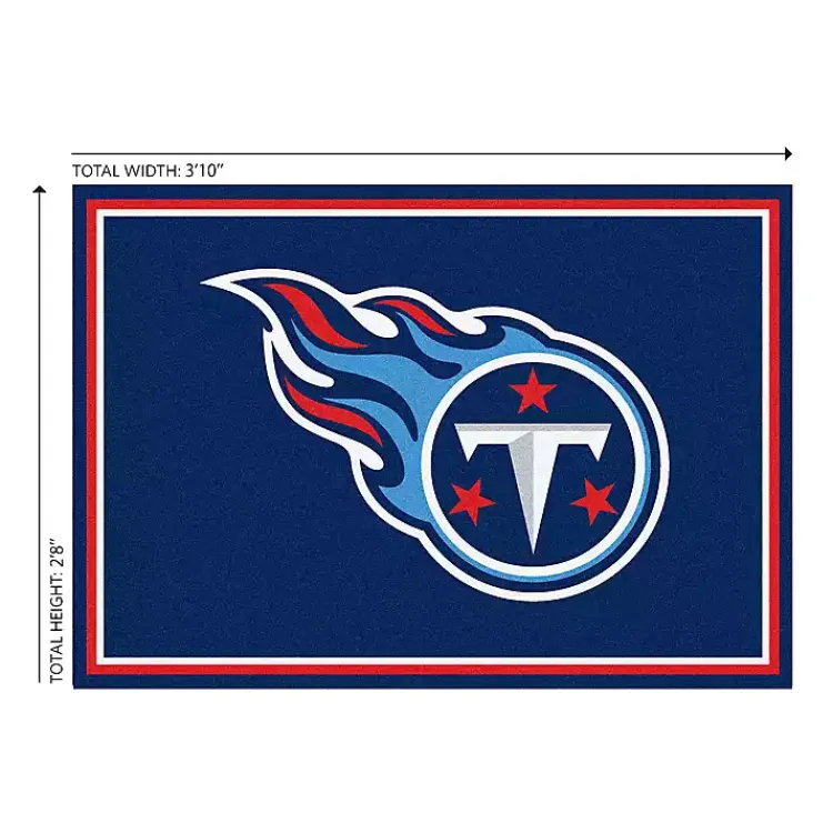 Kirklands Home Tennessee Titans Area Rug, 3x4 Blue Discount