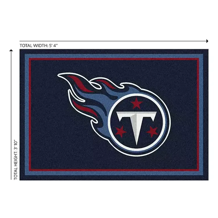 Kirklands Home Tennessee Titans Area Rug, 4x6 Blue Outlet