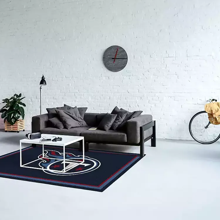 Kirklands Home Tennessee Titans Area Rug, 4x6 Blue Outlet