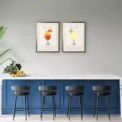 Kirklands Home Tequila Sunrise Framed Art Print Orange Discount