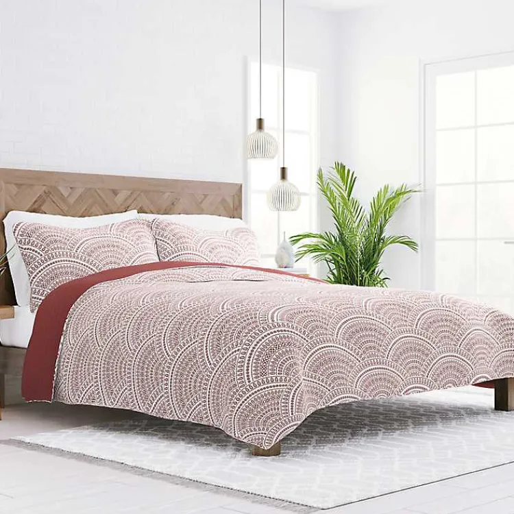 Kirklands Home Terra Scalloped Reversible 2-pc. Twin Quilt Set