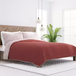 Kirklands Home Terra Scalloped Reversible 2-pc. Twin Quilt Set