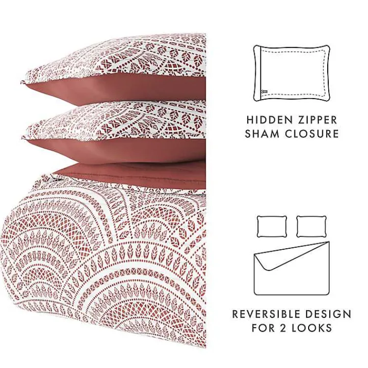 Kirklands Home Terra Scalloped Reversible 3-pc. King Quilt Set Clearance