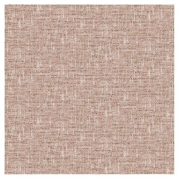 Kirklands Home Terracotta Textu Poplin Peel & Stick Wallpaper Red
