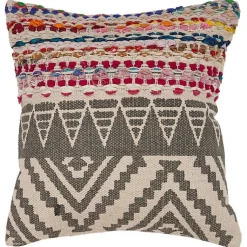 Pillows>Kirklands Home Textured Geometric Boho Pillow Multi