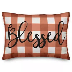 Fall>Kirklands Home Thankful and Blessed Double Sided Accent Pillow