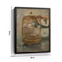 Kirklands Home The Cage Morisot Framed Canvas Art Print Multi Discount