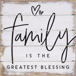 Kirklands Home The Greatest Blessing Wood Wall Plaque White Sale