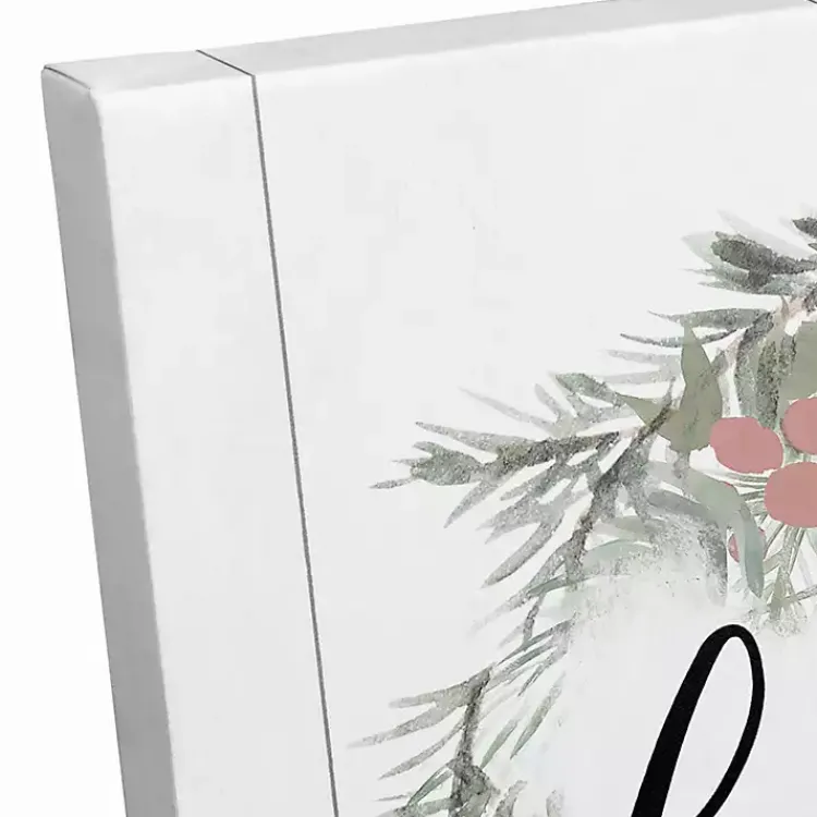 Christmas Art & Wall Decor>Kirklands Home The Greatest Christmas Gift Canvas Art Print White