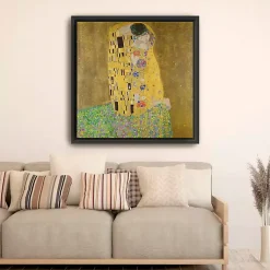 Kirklands Home The Kiss Framed Canvas Art Print, 40x40 in.
