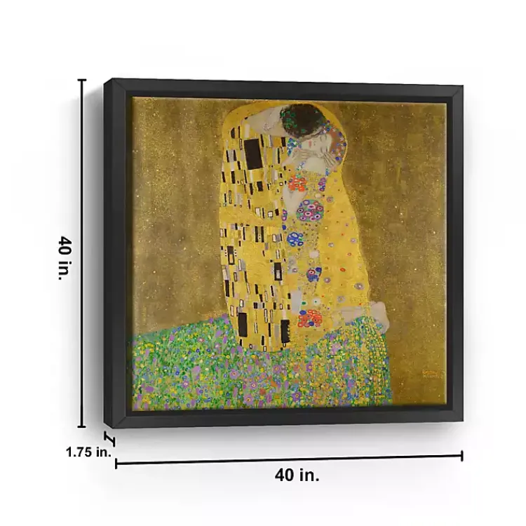Kirklands Home The Kiss Framed Canvas Art Print, 40x40 in.