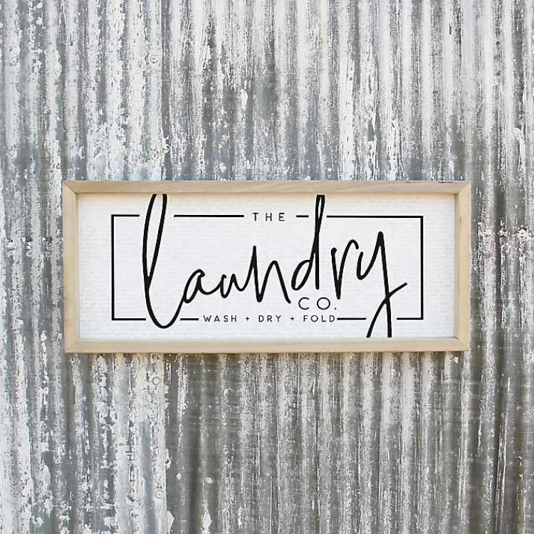 Kirklands Home The Laundry Co. Wall Plaque Hot