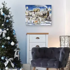 Christmas Art & Wall Decor>Kirklands Home The North Pole Canvas Art Print