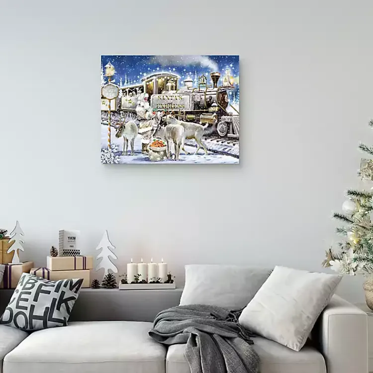Christmas Art & Wall Decor>Kirklands Home The North Pole Canvas Art Print