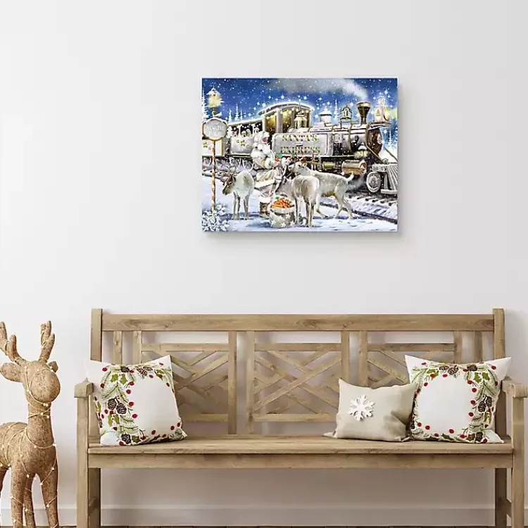 Christmas Art & Wall Decor>Kirklands Home The North Pole Canvas Art Print