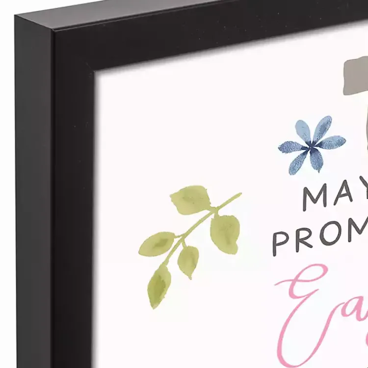 Easter Decorations>Kirklands Home The Promise of Easter Framed Canvas Print White