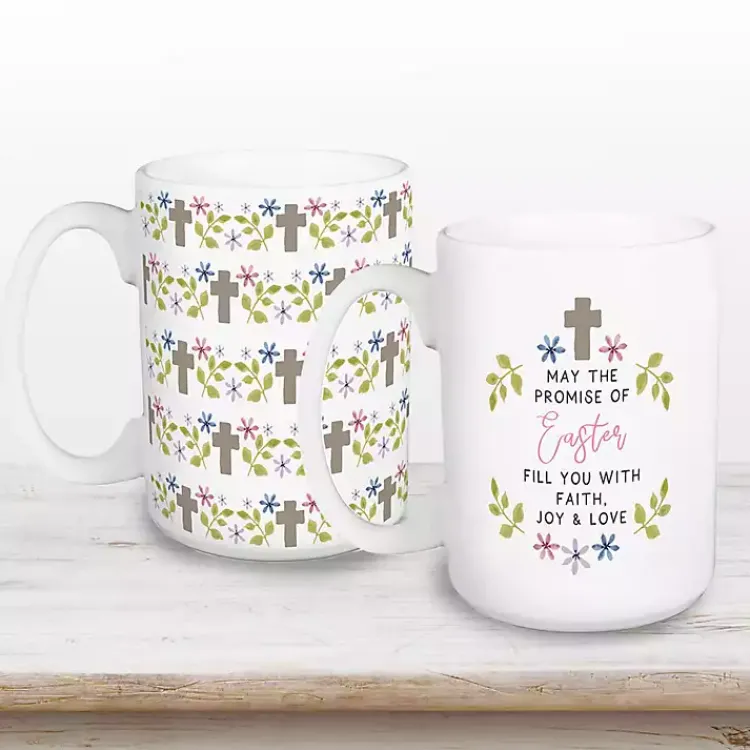 Easter Decorations>Kirklands Home The Promise of Easter Mugs, Set of 2
