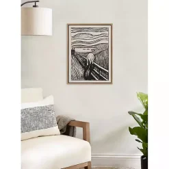 Kirklands Home The Scream Framed Canvas Art Print Sale