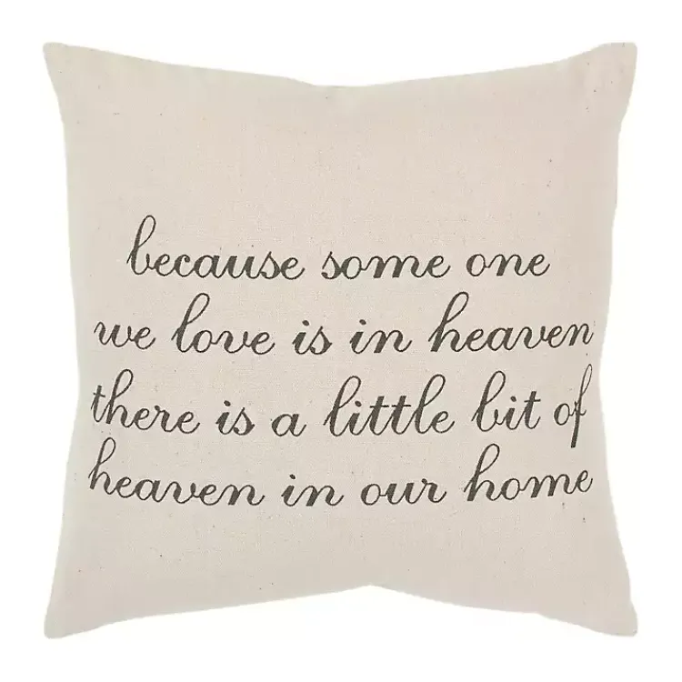 Pillows>Kirklands Home There Is A Little Bit Of Heaven In Our Home Pillow