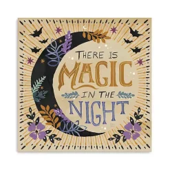 Halloween>Kirklands Home There is Magic in the Night Canvas Art Print Yellow