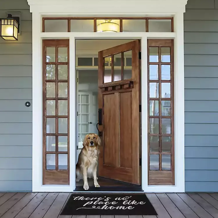 Kirklands Home There's No Place Like Home Coir Doormat Outlet
