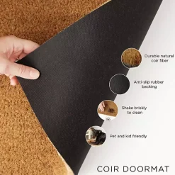 Kirklands Home There's No Place Like Home Coir Doormat Outlet