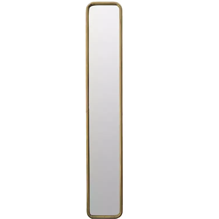 Kirklands Home Thin Gold Metal Wall Mirror Discount