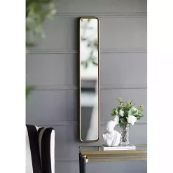Kirklands Home Thin Gold Metal Wall Mirror Discount
