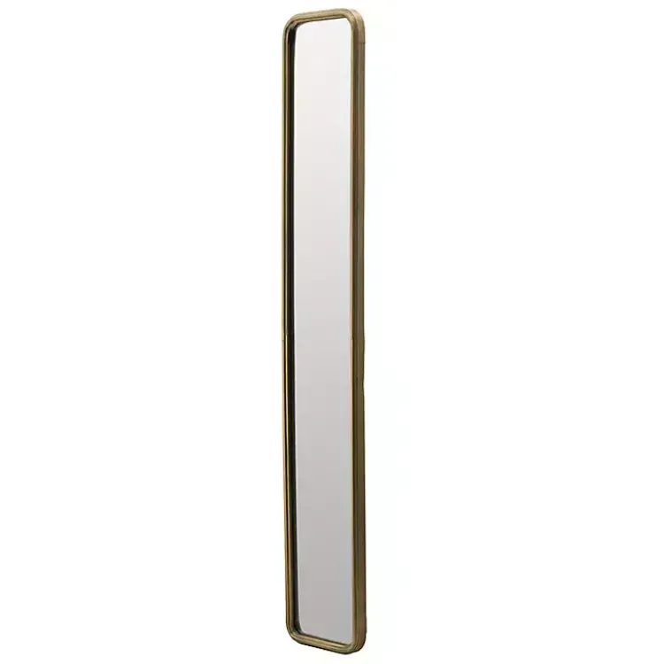 Kirklands Home Thin Gold Metal Wall Mirror Discount