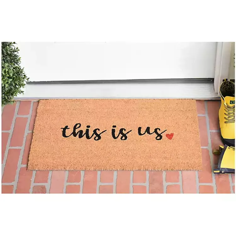 Kirklands Home This Is Us Heart Doormat Discount