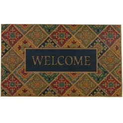 Kirklands Home Tile Garden Welcome Doormat Best