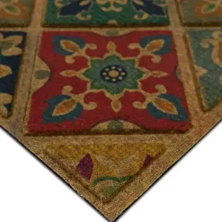 Kirklands Home Tile Garden Welcome Doormat Best