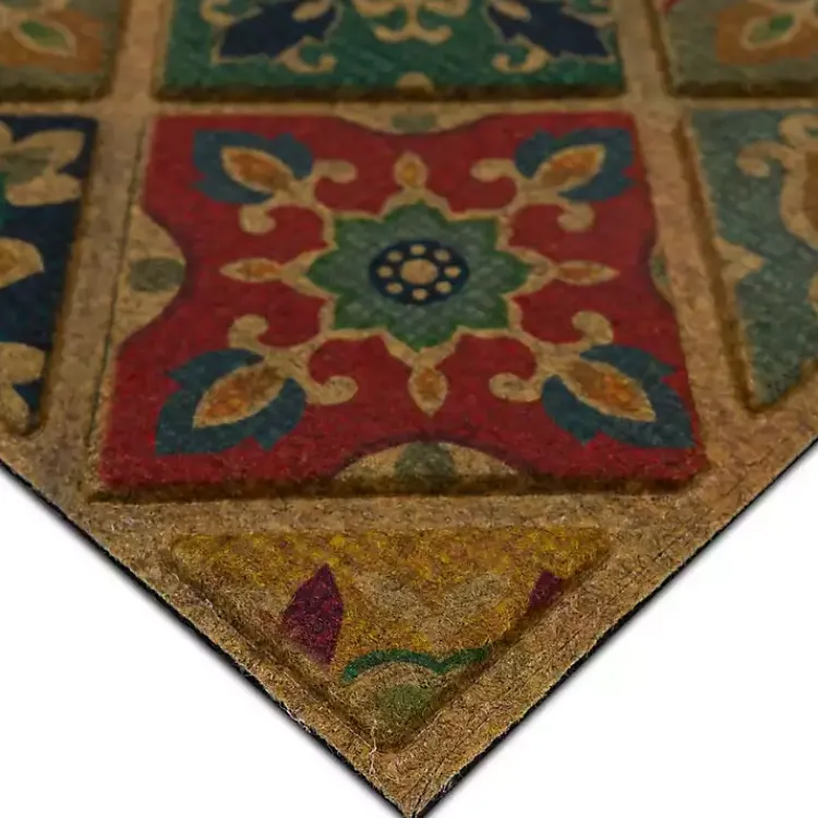 Kirklands Home Tile Garden Welcome Doormat Best