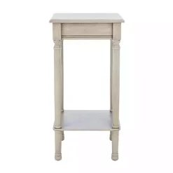 Kirklands Home Tilley Beige Classic Square Accent Table Tan Best