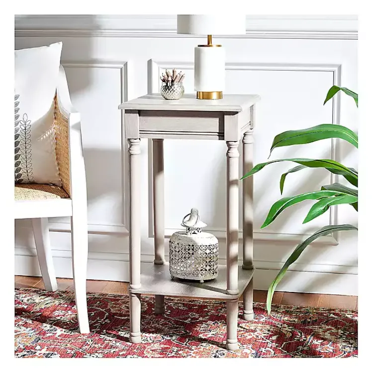 Kirklands Home Tilley Beige Classic Square Accent Table Tan Best