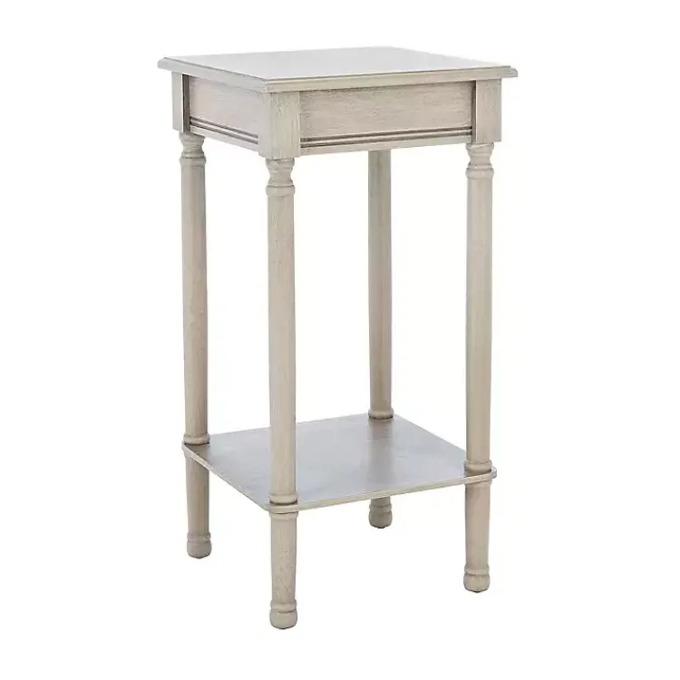 Kirklands Home Tilley Beige Classic Square Accent Table Tan Best