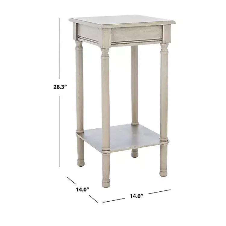 Kirklands Home Tilley Beige Classic Square Accent Table Tan Best