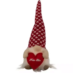 Valentines Day Decorations>Kirklands Home Tiny Hearts LED Kiss Me Valentine Gnome