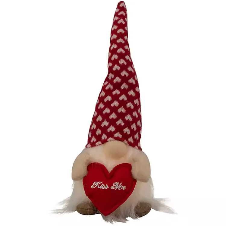 Valentines Day Decorations>Kirklands Home Tiny Hearts LED Kiss Me Valentine Gnome